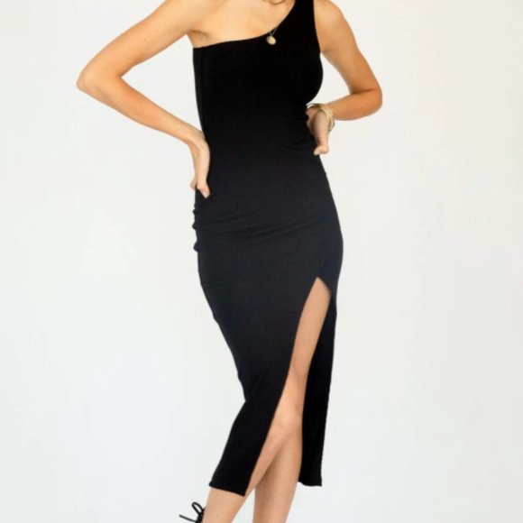 Stillwater, One Shoulder Crossfire Dress_Small - Picture 1 of 8